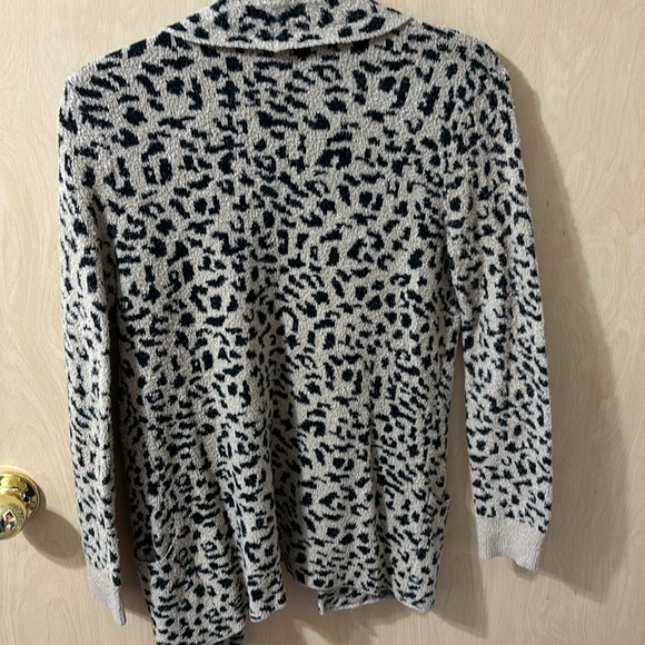 Rachel Zoe Women’s Leopard Print Cozy Cardigan Sweater, Size Small Animal Print - Picture 6 of 6